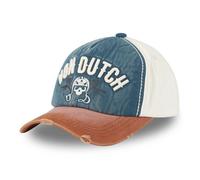 Vondutch Casquette trucker XAVIER Homme - Baseball - Rouge | Bleu | Blanc - Visière Arrondie Taille unique