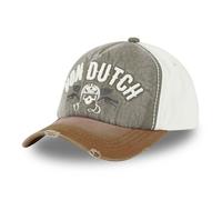 Vondutch Casquette trucker XAVIER Homme - Baseball - Rouge | Vert | Blanc - Visière Arrondie Taille unique