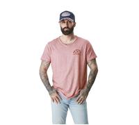 Vondutch - T-shirt Homme Coton Aucun CLASSIC, Régular, Col V, Manches courtes - Rose (Pièce) L
