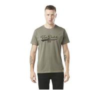 Vondutch - T-shirt Homme Coton Aucun College, Régular, Col rond, Manches courtes - Vert (Pièce) M