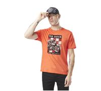 Vondutch - T-shirt Homme Coton Aucun Event, Régular, Col rond, Manches courtes - Orange (Pièce) M