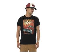 Vondutch - T-shirt Homme Coton Aucun Flame, Régular, Col rond, Manches courtes - Noir (Pièce) XL