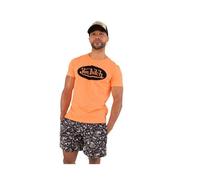 Vondutch - T-shirt Homme Coton Aucun Front, Régular, Col rond, Manches courtes - Orange (Pièce) M