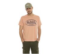 Vondutch - T-shirt Homme Coton Aucun Ron, Régular, Col V, Manches courtes - Rose (Pièce) S