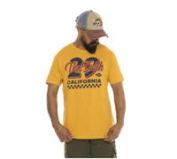 Vondutch - T-shirt Homme Coton Aucun TWENTY, Régular, Col rond, Manches courtes - Jaune (Pièce) XL