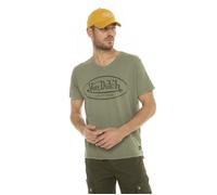 Vondutch - T-shirt Homme Coton Aucun Tyron, Régular, Col V, Manches courtes - Vert (Pièce) XXL