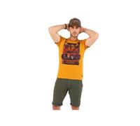 Vondutch - T-shirt Homme Coton Aucun VONDUTCH MEN SS23/ TEES, Régular, Col rond, Manches courtes - Jaune (Pièce) M