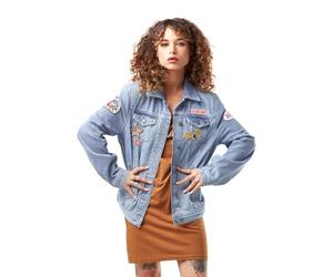Vondutch - Veste Jeans Femme Von Dutch Sally Used Bleu, Bleu, S