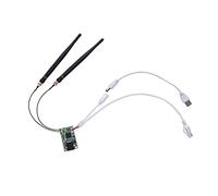 VONETS 2,4G WiFi Module/Mini routeur/Pont Ethernet WiFi/répéteur de Signal Hotspot/AP, Alimentation USB/DC avec 2 RJ45 pour Appareil réseau intégré PLC d'ingénierie Industrielle de Bricolage VM300-H