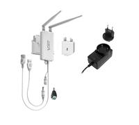 VONETS VAP11S WiFi Routeur sans Fil WiFi Répéteur WiFi Hotspot Extender Amplificateur de Signal 2 Ports RJ45 pour appareils réseau DVR PLC avec Adaptateur Secteur 12V/1A