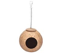 VONGLYHOO Lit de Noix de nid d'oiseau à Coque à Coco, Cages d'oiseau pour Perruche, House Nidification Perroquet en Bois