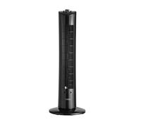 VonHaus 80 cm Ventilateur Colonne 60 W Noir, Ventilateur Sur Pied Oscillant à 70° avec 2H Minuterie, 3 Vitesses, Autonome, Ventilateur électrique avec bol à Arômes Pour Chambre, Bureau, Domicile