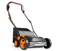 VonHaus Balai Brosse à Gazon Artificiel 1800 W, Brosse Électrique pour Gazon Artificiel, Sac de Ramassage 45 L, 5 Hauteurs Réglables, Largeur 380 mm, Guidon Pliable.