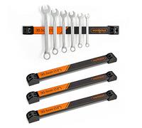 VonHaus Lot de 4 Porte-Outils Magnétiques de 30,5 cm - Barres Magnétiques Robustes pour Rangement - Porte Outils Mural pour Clés et Tournevis, Capacité de 9 kg