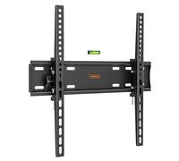 VonHaus Support TV Inclinable - Support Mural TV pour Écrans 26-55" - Mural avec Niveau à Bulle - Capacité de 45 kg - VESA Max : 400 x 400 mm