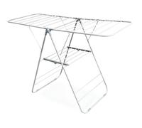 Vonia Étendoir à Linge Pliable 16 m, Séchoir Intérieur et Extérieur Compact | Robuste et Pratique - Blanc