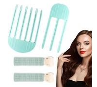 VONJUMA 2 Pcs Peigne Cheveux Bouclés Pinces À Cheveux Naturelles Sans Couture Pour Le Coiffage, Pinces À Racines De Cheveux Pour Des Pinces À Cheveux Volumineuses Et Moelleuses Avec Rouleau À Cheveux