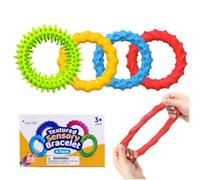 VONJUMA 4 Pcs Fidegt Toys Bracelets Sensoriels Jouet De Décompression Jouet Anti Stress Pour Enfants Garçons Et Filles Soulage Le Stress Et L'Anxiété L'Autisme Et Le Tdah