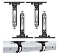 VONJUMA 4 Pièces Attache Volet Roulant Électrique, Support de Fixation en Acier Inoxydable pour Tablier de Volet Roulant, Accroche Souple Universelle pour Lame PVC et Aluminium
