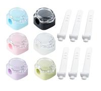 VONJUMA 6 Pcs Magnetic Cable Clips Supports De Rangement Pour Câbles De Charge Magnétiques Nouveaux Clips De Câbles Magnétiques Porte-Câbles Autocollants Avec 6 Attache Cordon Silicone Pour Bureau