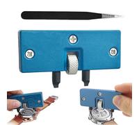 VONJUMA Kit Changement Pile Montre Ouvre Boitier Montre Utilisé Pour Ouvrir Le Couvercle De La Montre En Tournant Montre Barre À Ressort Outil Film Anti-Rayures Avec Pince À Épiler