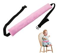 VONJUMA Sangle Chaise Haute Bébé, 1 Pièce, Harnais de Sécurité Rose en Polyester, Adapté pour Chaise Haute, Chaise de Repas et Caddie de Supermarché