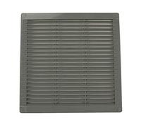 VONLIS 20683006 MKK rectangulaire sans Bride Gris 250 x 250 mm Grille d'aération Grise