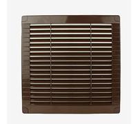 VONLIS 20683012 MKK rectangulaire sans Bride Marron 200 x 200 mm Grille d'aération