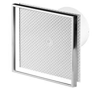 VONLIS® Aérateur de salle de bain carrelable avec capteur d'humidité et hygrostat Ø 100 mm