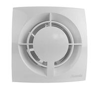 VONLIS Badlüfter Badventilator Lüfter Bad Ventilator Einbautiefe 50 mm kurz Ø 100 mm Nachlauf/Timer nein