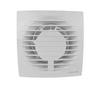 VONLIS Badventilator Badlüfter Lüfter Bad Ventilator Einbautiefe 50 mm kurz Ø 100 mm Standard nein