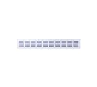 VONLIS Grille d'aération en aluminium - Blanc - 60 mm - 400 mm