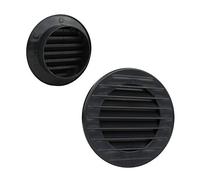 VONLIS Grille d'Aération en Brique Extérieure - Moustiquaire - Anthracite - Diamètre : 70 mm