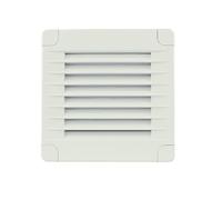 VONLIS® Grille d'aération rectangulaire en plastique - 100 x 100 mm - Blanc