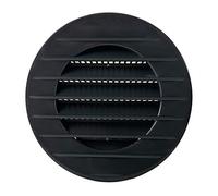 VONLIS® Grille d'aération ronde anthracite Ø 80 mm