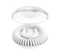 VONMÄHLEN allroundo Eco Cable 6-en-1 5 Ports - Micro-USB, USB-C - Pour Téléphones Portables et Appareils Mobiles - Compatible Avec iPhone, Samsung, Etc.