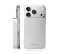 VONMÄHLEN Evergreen Mag Batterie externe Qi2 10 000 mAh - Charge sans fil 15 W compatible avec MagSafe, 20 W USB-C Power Delivery, batterie LCO, garantie 3 ans, seulement 14,3 mm d'épaisseur - Blanc