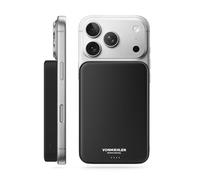 VONMÄHLEN Evergreen Mag Pro - Batterie externe sans fil compatible avec MagSafe - Chargeur avec charge sans fil 10 000 mAh et 25 W - Batterie externe magnétique certifiée QI2.2 - Noir