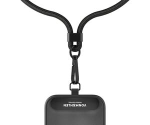 VONMÄHLEN Infinity Go - Lanière réglable pour Smartphone Jusqu’à 150 cm, Universelle et sécurisée, idéale pour Voyages et activités Outdoor - Noir