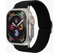 Vonmählen Watch Strap - Classic Nylon Loop - Bracelet pour Apple Watch 40 / 41 / 42 mm, Bracelet noir