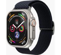 Vonmählen Watch Strap - Woven Loop - Bracelet pour Apple Watch 40 / 41 / 42 mm, Bracelet Navy