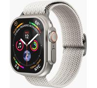 Vonmählen Watch Strap - Woven Loop - Bracelet pour Apple Watch 44 / 45 / 46 / 49 mm, Cream Bracelet