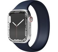 Vonmählen Watch Straps Solo Loop - Bracelet pour Apple Watch, taille S, 44mm + 45mm + 46mm + 49mm, Navy