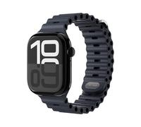 VONMÄHLEN Wave Band 2 - Bracelet étanche pour Apple Watch en silicone recy esign sportif - Ajustement sûr, 44 | 45 | 46 | 49 mm, Silicone, Pas de pierre précieuse