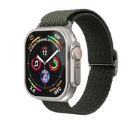 VONMÄHLEN Woven Loop Bracelet en nylon tressé réglable en continu, résistant à la transpiration et à l'eau, compatible avec Apple Watch