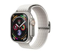 Vonmählen Watch Strap - Woven Loop - Bracelet pour Apple Watch 44 / 45 / 46 / 49 mm, Cream Bracelet