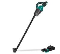 VONROC Aspirateur Balai sans Fil 20V - Kit 2 Batteries 2.0Ah + Chargeur - 2-en-1 Balai & Main - Tubes Extensibles 1,22m - Triple Filtration HEPA - Accessoires Nettoyage Inclus - VC511DC