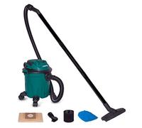 VONROC Aspirateur Eau & Poussière 1000W - Réservoir 12L - Aspiration 16 kPa - INCL. Buses, Tuyau 1,5 m, Tubes, Filtre Sec/Humide & Sac - Fonction Soufflage - Atelier, Garage, Maison