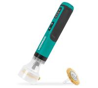 VONROC Brosse électrique pour Mauvaises Herbes 4 V - INCL. USB-C - Ergonomique et légère - Poils en Acier - sans substances Chimiques - Idéal pour Les Jardins