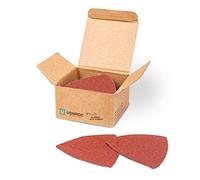VONROC Lot de papier abrasif pour ponceuse Delta et outils multifonction 82mm - 50 pièces